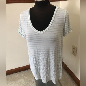 American Eagle 🦅 Outfitters Soft and Sexy t shirt.  Mint green and white